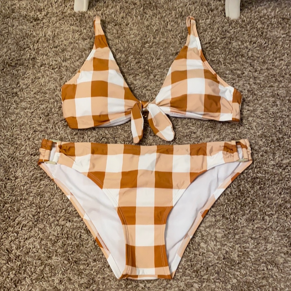 Antonio Melani plaid bikini